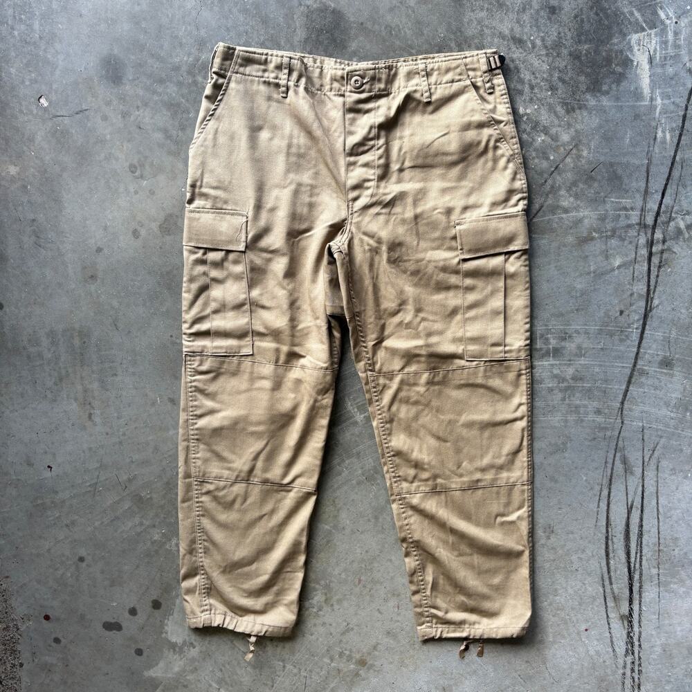 Tru-Spec Tactical Cargo Pants Men's L 36x29 Khaki Ripstop Utility Workwear